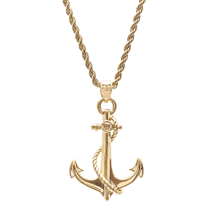 Anchor Necklace Gold