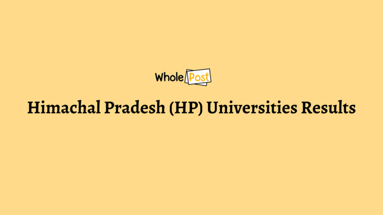 Himachal Pradesh (HP) Universities Results