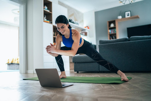 Join a virtual fitness community