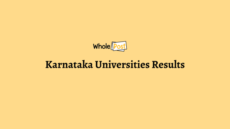 Karnataka Universities Results