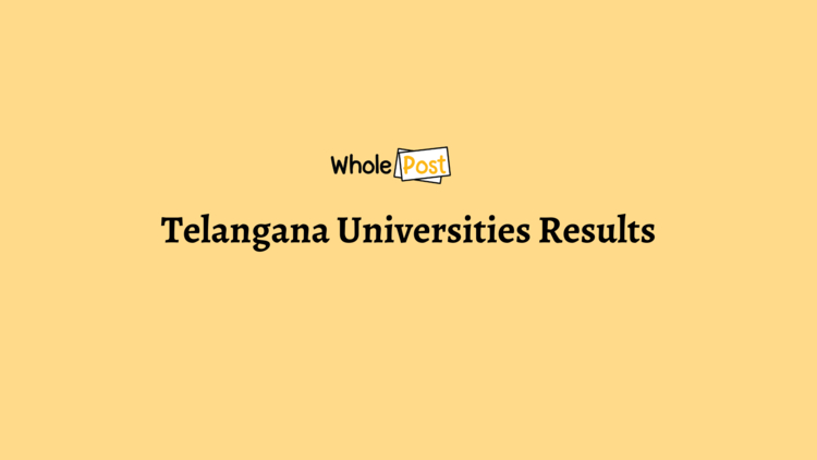 Telangana Universities Results
