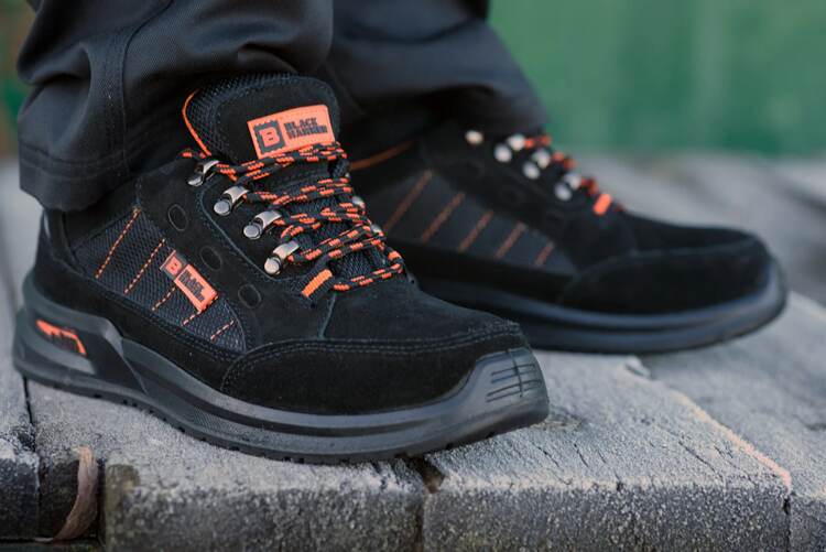 Wearing trainer shoes