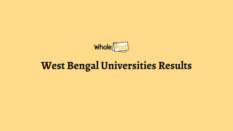 West Bengal Universities Results