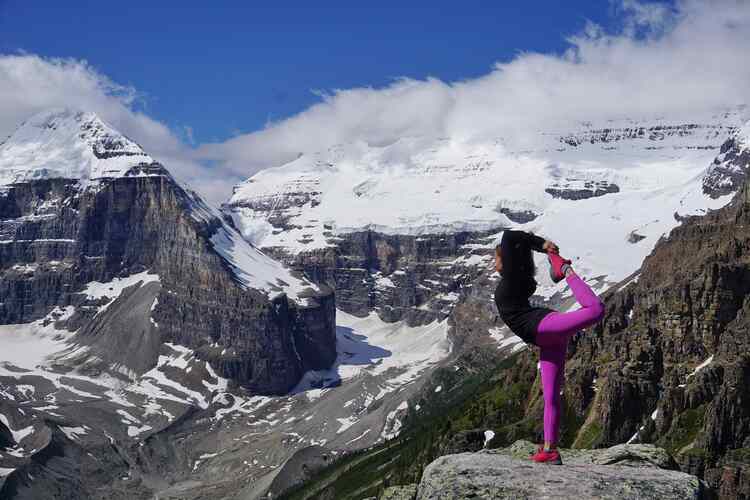 Yoga in the Rockies